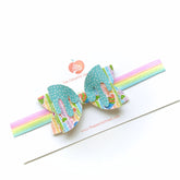 🍬🎀 Candy Drip Bow Headband